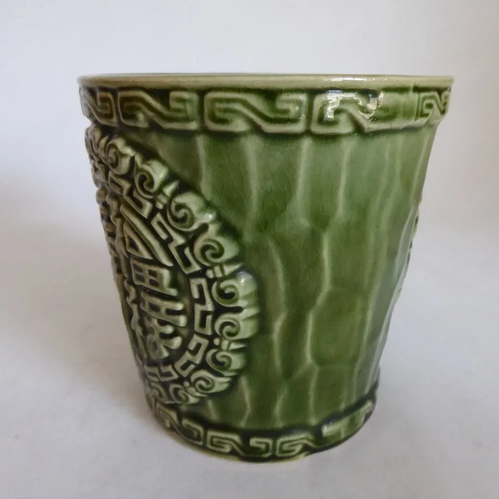 VINTAGE 1967 MANDARIN SAN FRANCISCO CERAMIC TIKI BUCKET MUG OTAGIRI JAPAN